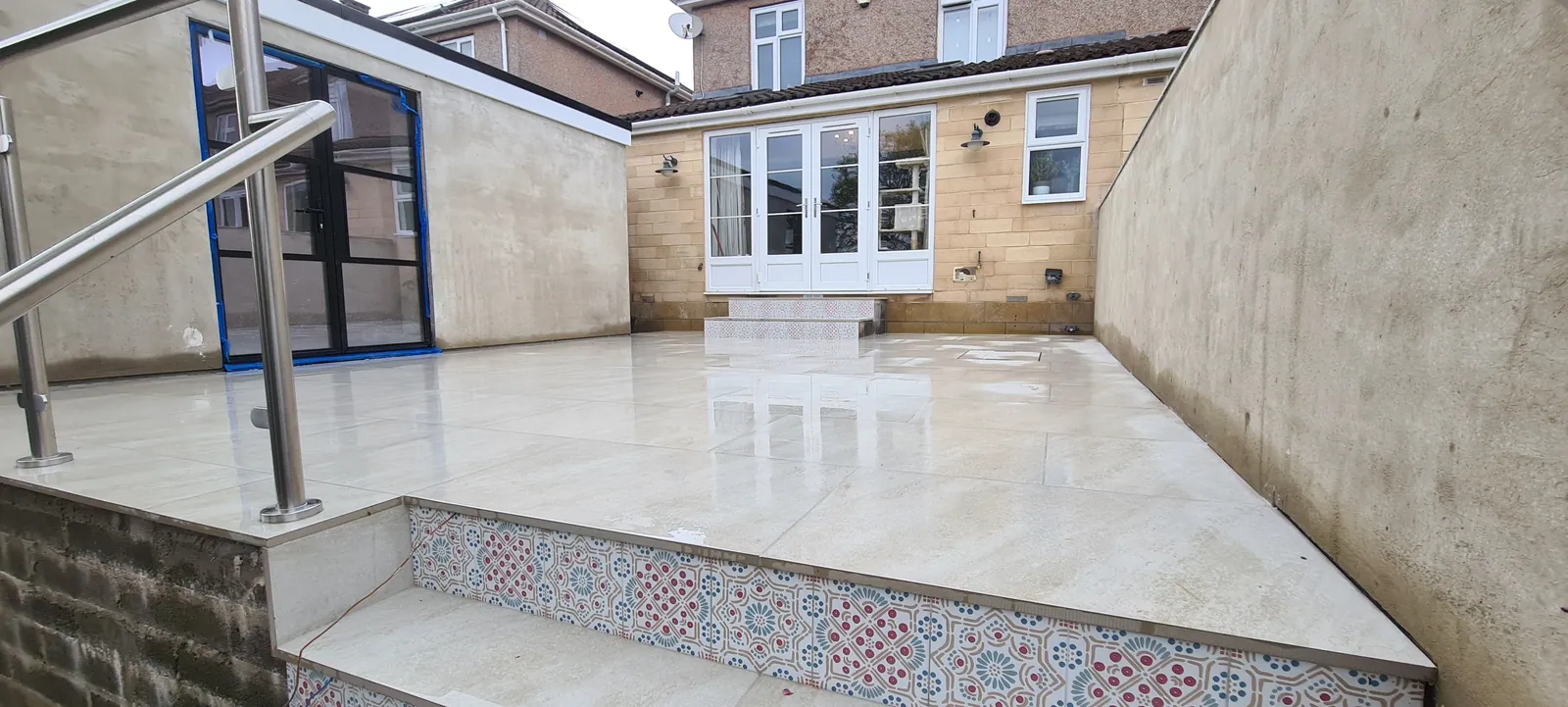 Garden Room Extension with Terrace – Weston-super-Mare